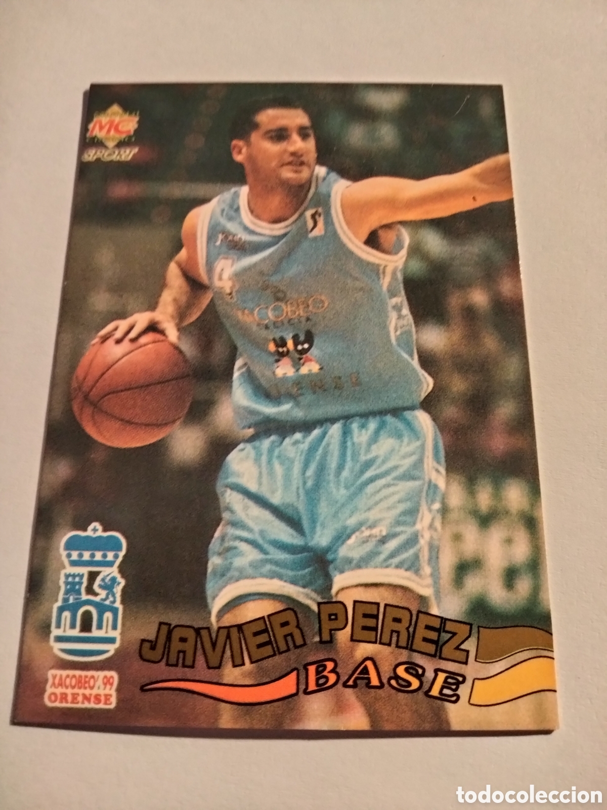 Collectionnisme Cartes &agrave; collectionner anciennes: JAVIER PEREZ # 146 XACOBEO OURENSE LIGA ACB 96 MUNDICROMO SPORT