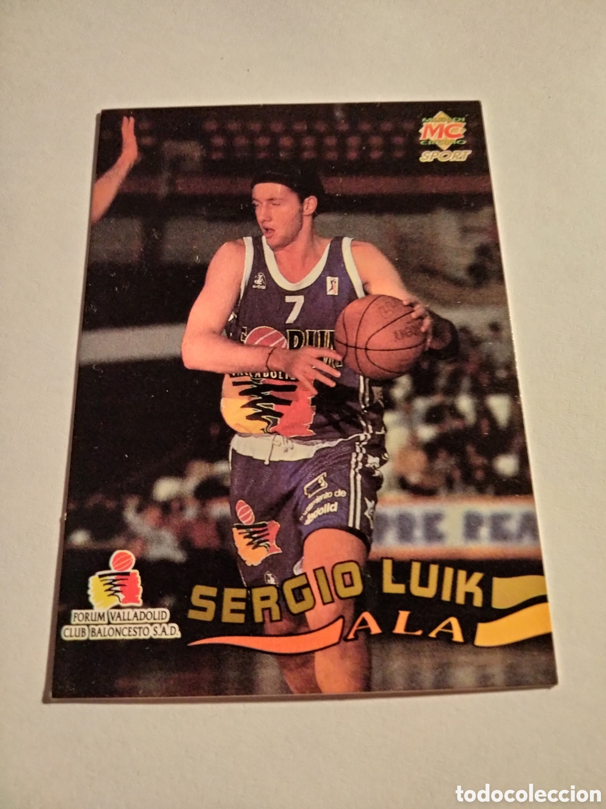 Collezionismo Figurine antiche: SERGIO LUYK # 107 FORUM VALLADOLID LIGA ACB 96 MUNDICROMO SPORT