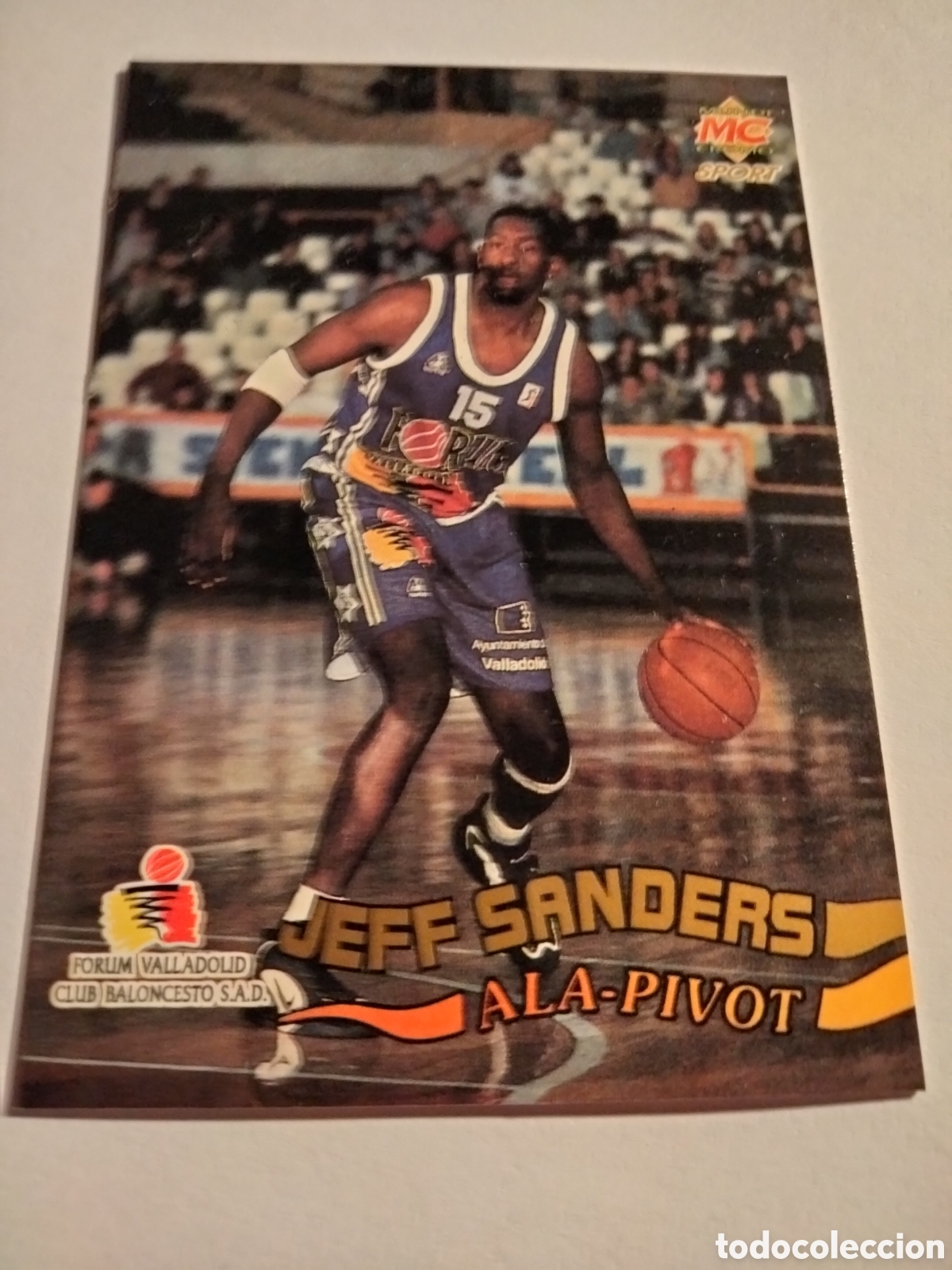 Collectionnisme Cartes &agrave; collectionner anciennes: JEFF SANDERS # 112 FORUM VALLADOLID LIGA ACB 96 MUNDICROMO SPORT