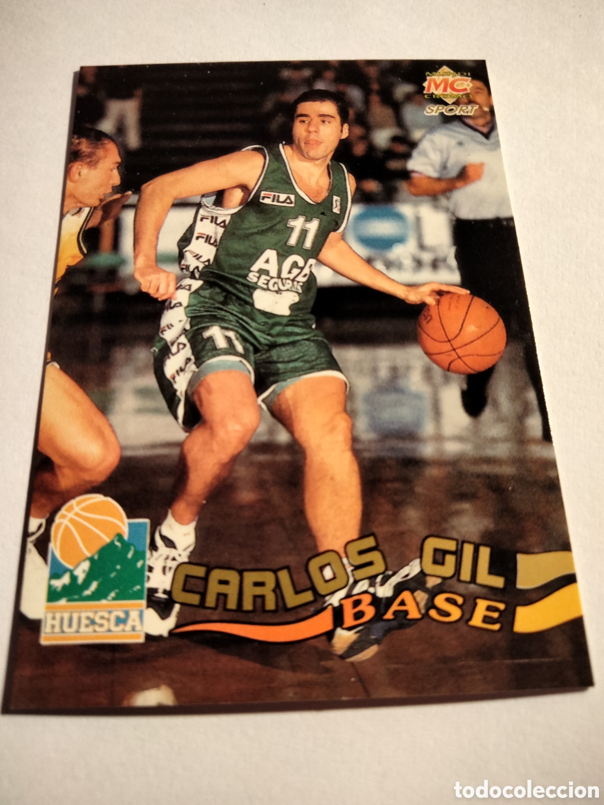 Sammeln alte Sammelbilder: CARLOS GIL # 170 HUESCA LIGA ACB 96 MUNDICROMO SPORT