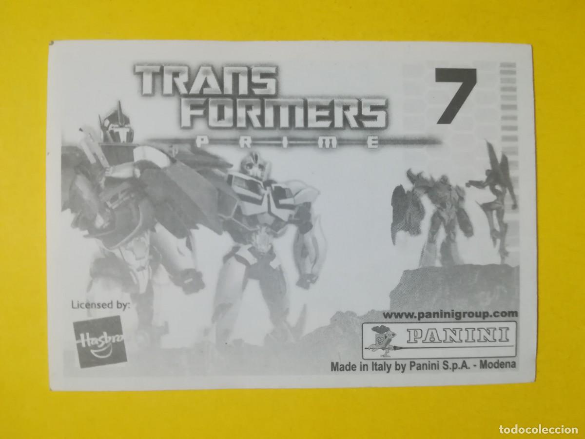 Coleccionismo cromos antiguos: Cromo Transformers Prime N&ordm; 7. Sin pegar. - Foto 2