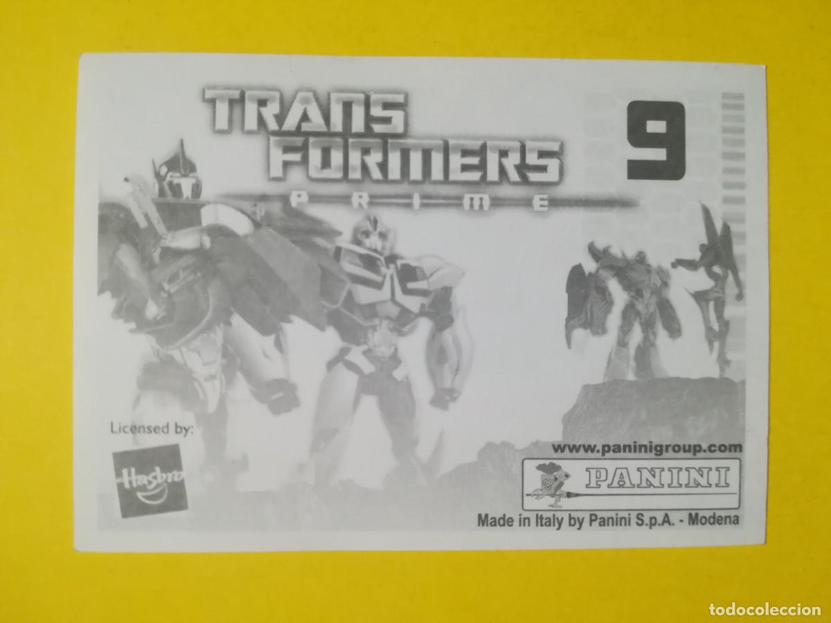 Coleccionismo cromos antiguos: Cromo Transformers Prime N&ordm; 9. Sin pegar. - Foto 2