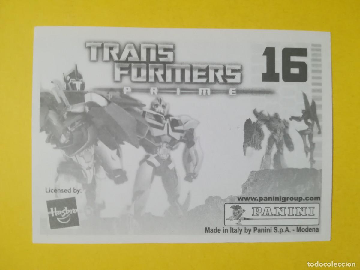 Coleccionismo cromos antiguos: Cromo Transformers Prime N&ordm; 16. Sin pegar. - Foto 2