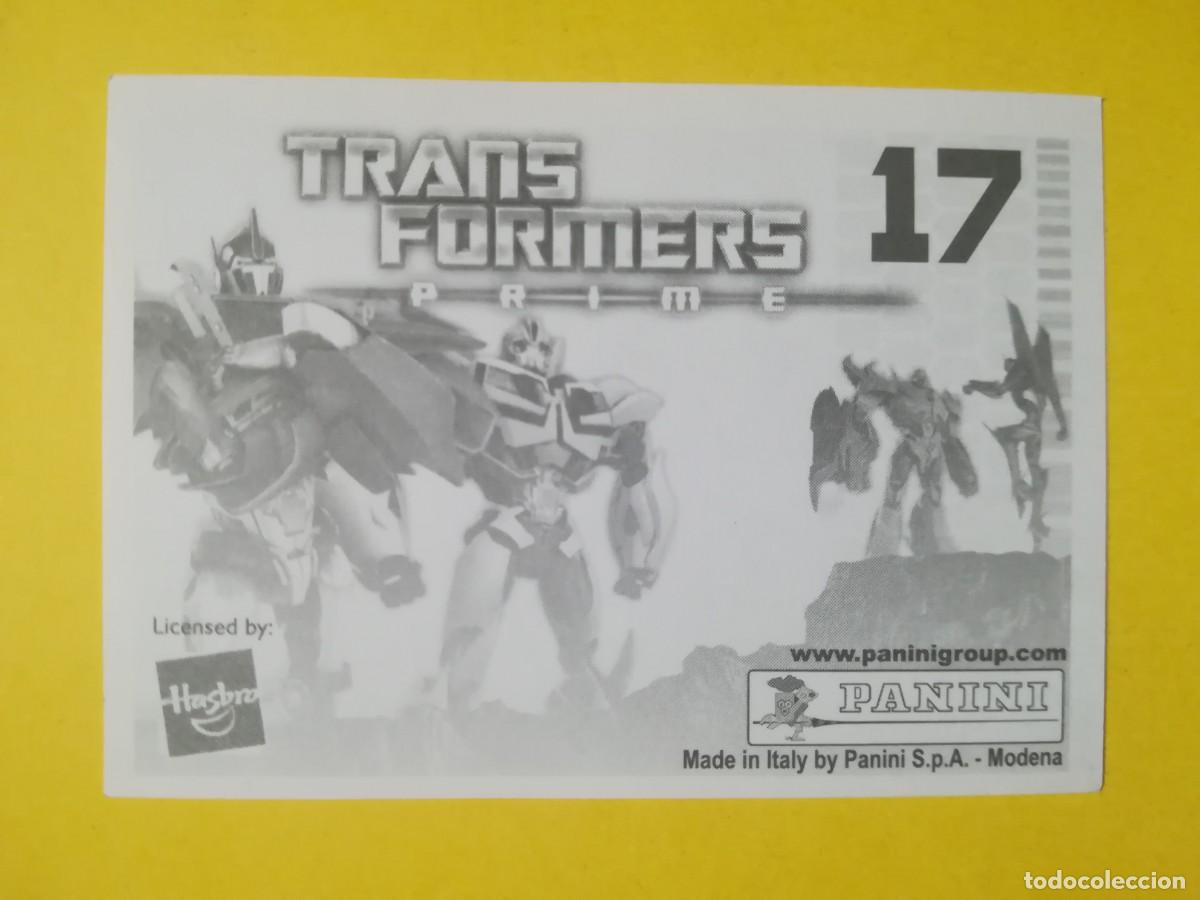 Coleccionismo cromos antiguos: Cromo Transformers Prime N&ordm; 17. Sin pegar. - Foto 2