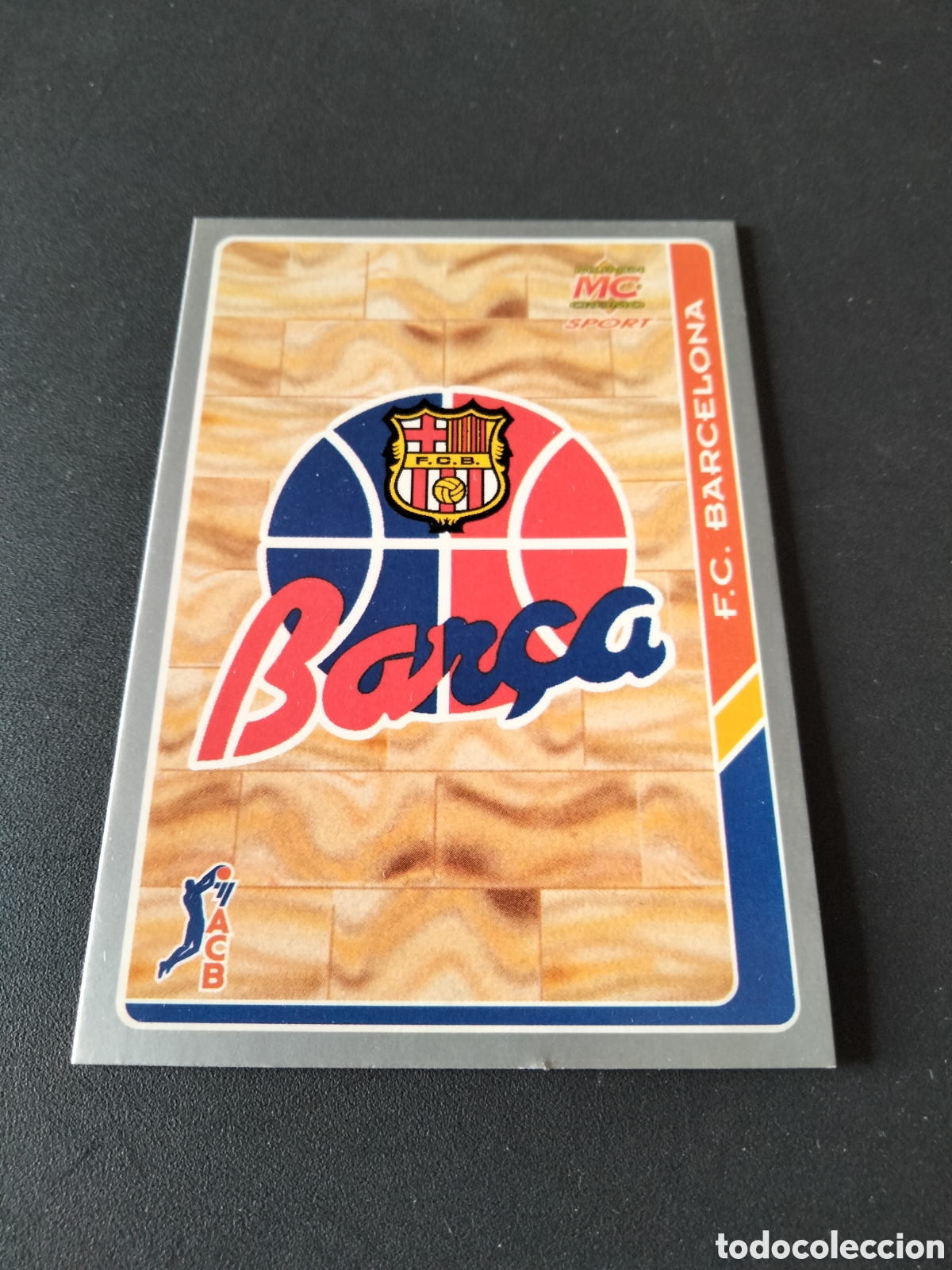 Sammeln alte Sammelbilder: ESCUDO # 15 FC. BARCELONA ACB FICHAS DE LA LIGA 94/95 MUNDICROMO SPORT