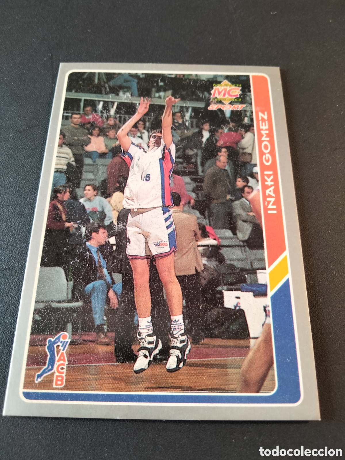 Colecionismo Cromos antigos: I&Ntilde;AKI GOMEZ # 59 BASKONIA TAUGRES ACB FICHAS DE LA LIGA 94/95 MUNDICROMO SPORT