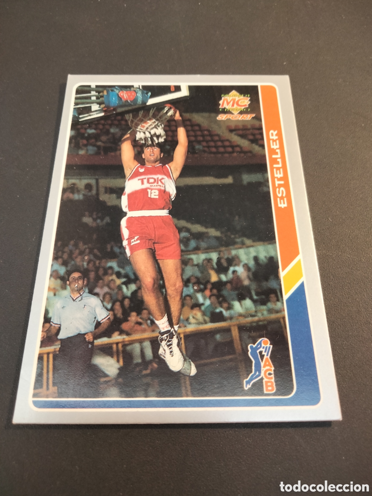 Collectionnisme Cartes &agrave; collectionner anciennes: ESTELLER # 97 BASKET MANRESA ACB FICHAS DE LA LIGA 94/95 MUNDICROMO SPORT