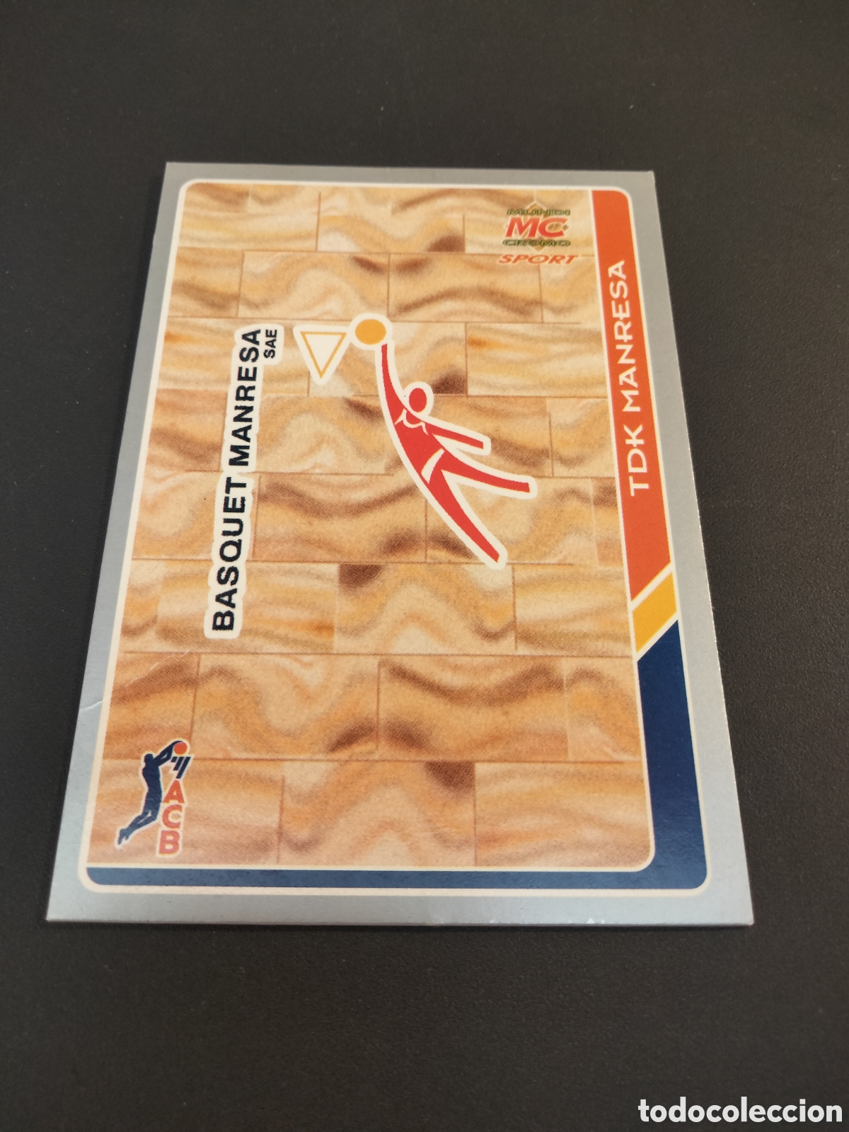 Colecionismo Cromos antigos: ESCUDO # 91 BASKET MANRESA ACB FICHAS DE LA LIGA 94/95 MUNDICROMO SPORT
