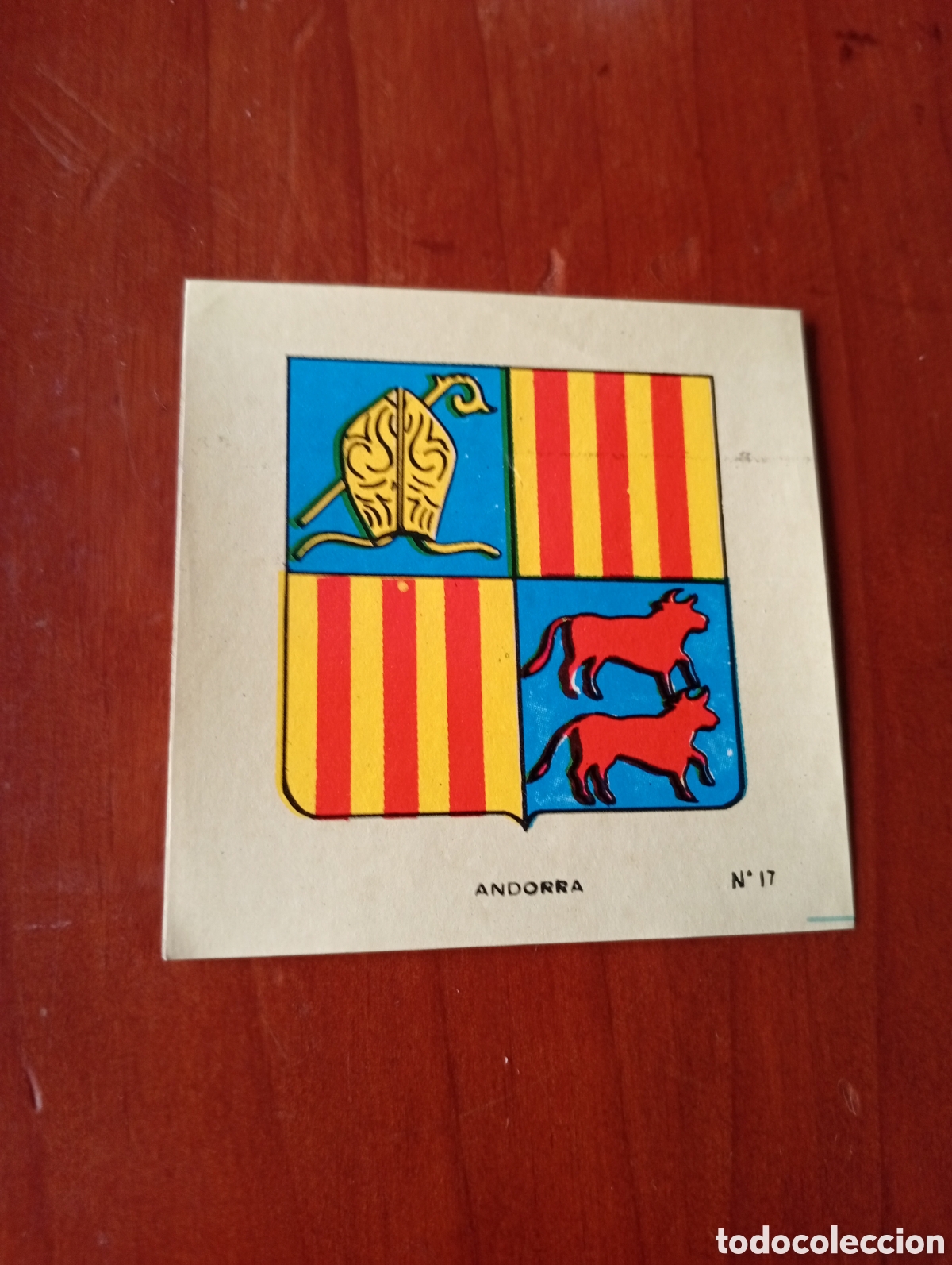 Coleccionismo cromos antiguos: CROMO ALBUM COLECCION UNIVERSAL, LIBRO DE BANDERAS, ESCUDOS, MONEDAS Y MAPAS - A&Ntilde;O 1962 N &ordm; 17