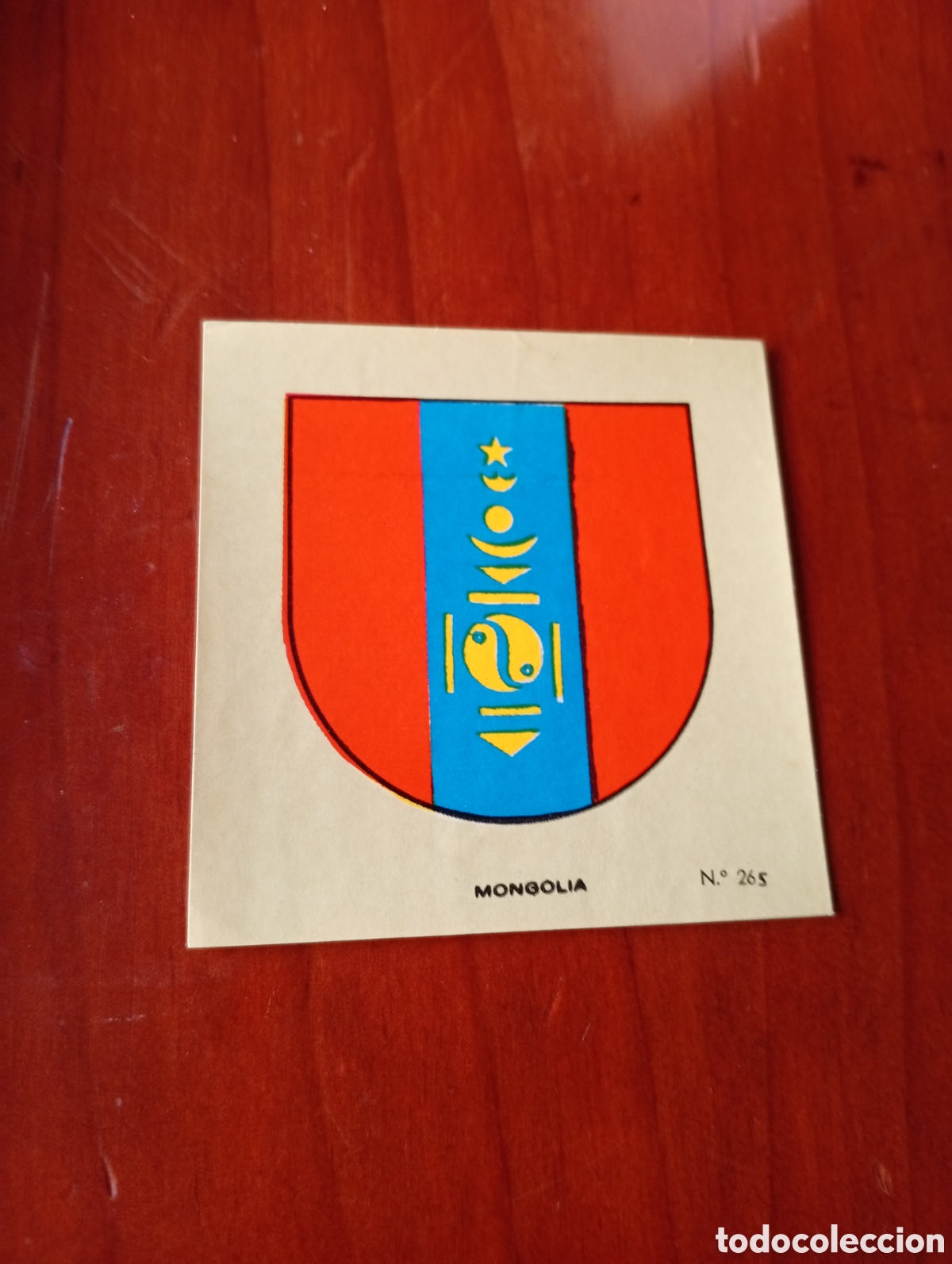 Coleccionismo cromos antiguos: CROMO ALBUM COLECCION UNIVERSAL, LIBRO DE BANDERAS, ESCUDOS, MONEDAS Y MAPAS - A&Ntilde;O 1962 N &ordm; 265