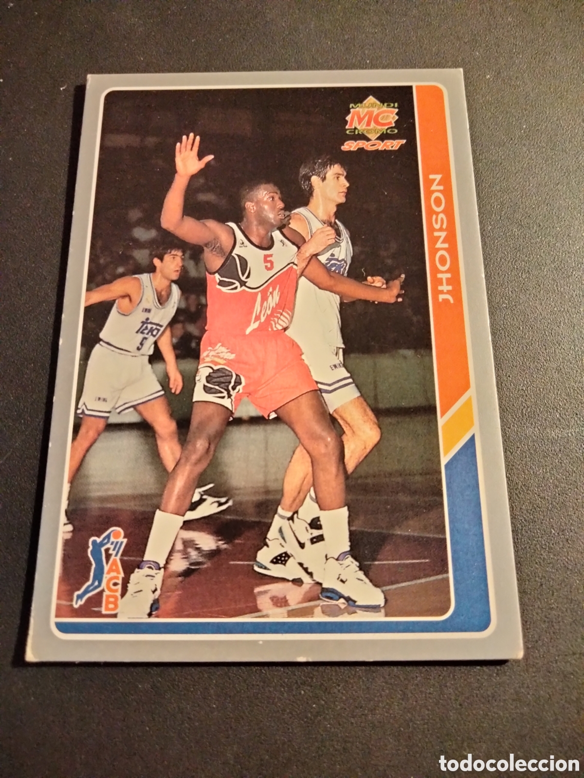 Sammeln alte Sammelbilder: JHONSON # 143 B. LEON ACB FICHAS DE LA LIGA 94/95 MUNDICROMO SPORT