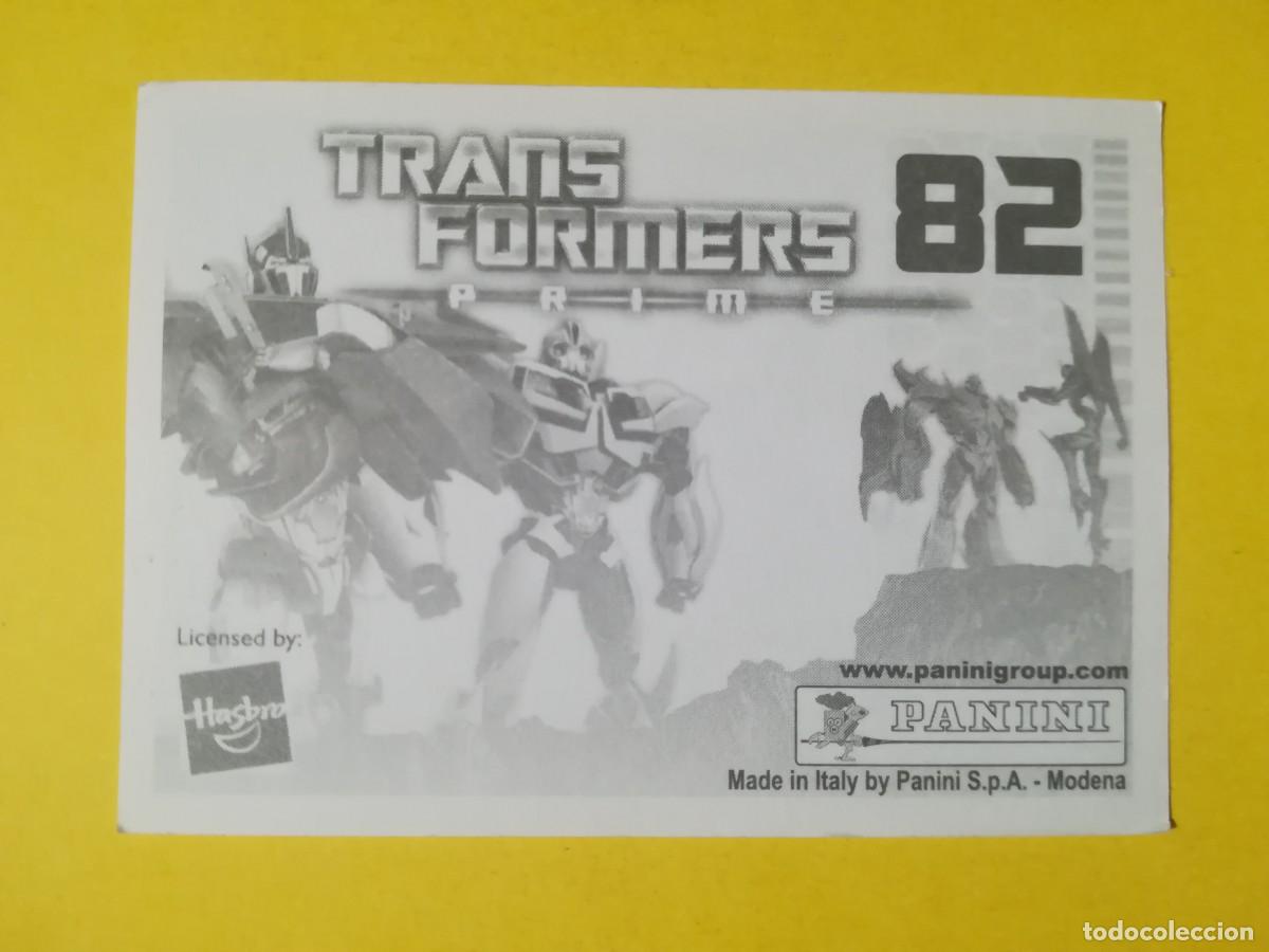 Coleccionismo cromos antiguos: Cromo Transformers Prime N&ordm; 82. Sin pegar. - Foto 2