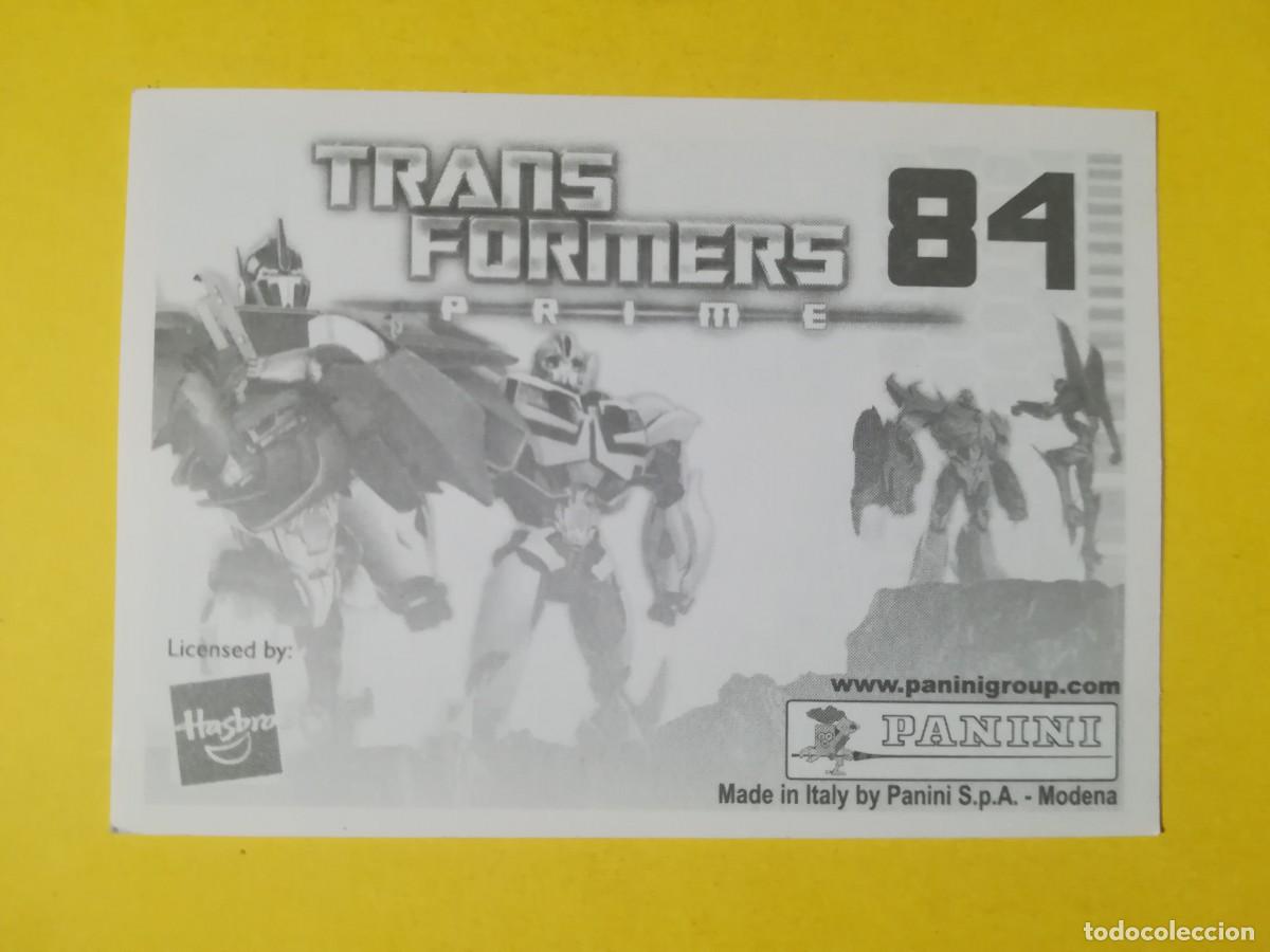 Coleccionismo cromos antiguos: Cromo Transformers Prime N&ordm; 84. Sin pegar. - Foto 2
