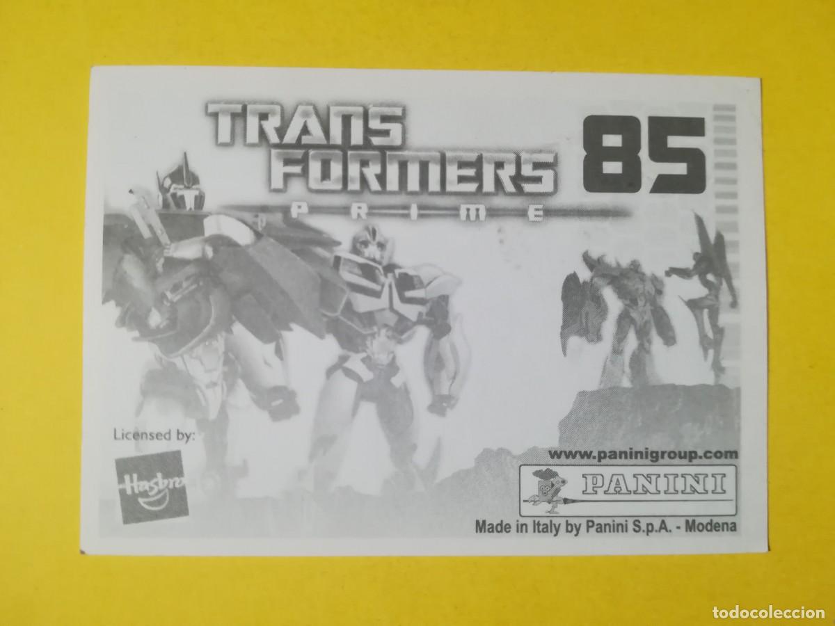 Coleccionismo cromos antiguos: Cromo Transformers Prime N&ordm; 85. Sin pegar. - Foto 2