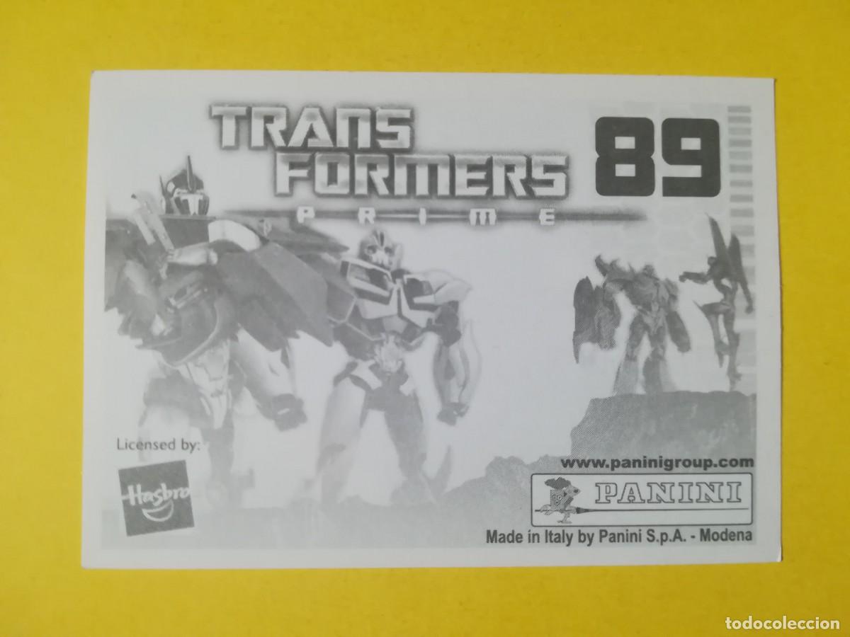 Coleccionismo cromos antiguos: Cromo Transformers Prime N&ordm; 89. Sin pegar. - Foto 2