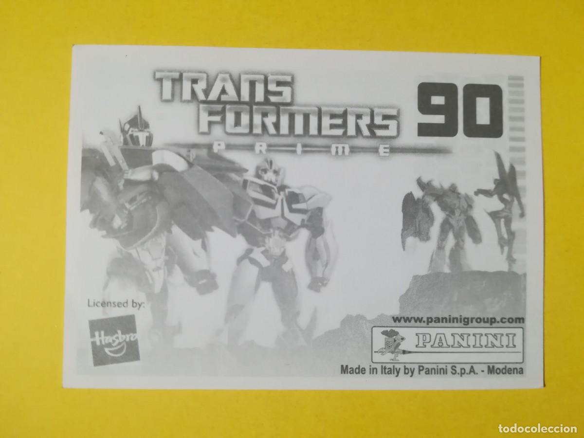 Coleccionismo cromos antiguos: Cromo Transformers Prime N&ordm; 90. Sin pegar. - Foto 2