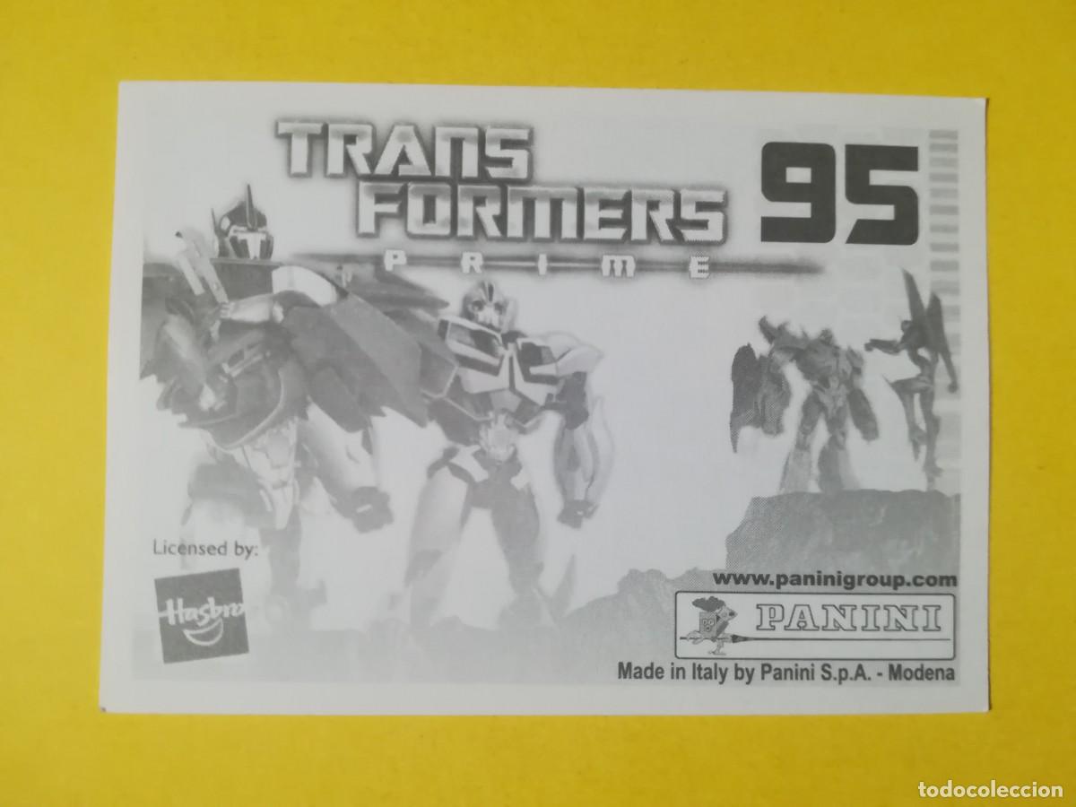 Coleccionismo cromos antiguos: Cromo Transformers Prime N&ordm; 95. Sin pegar. - Foto 2
