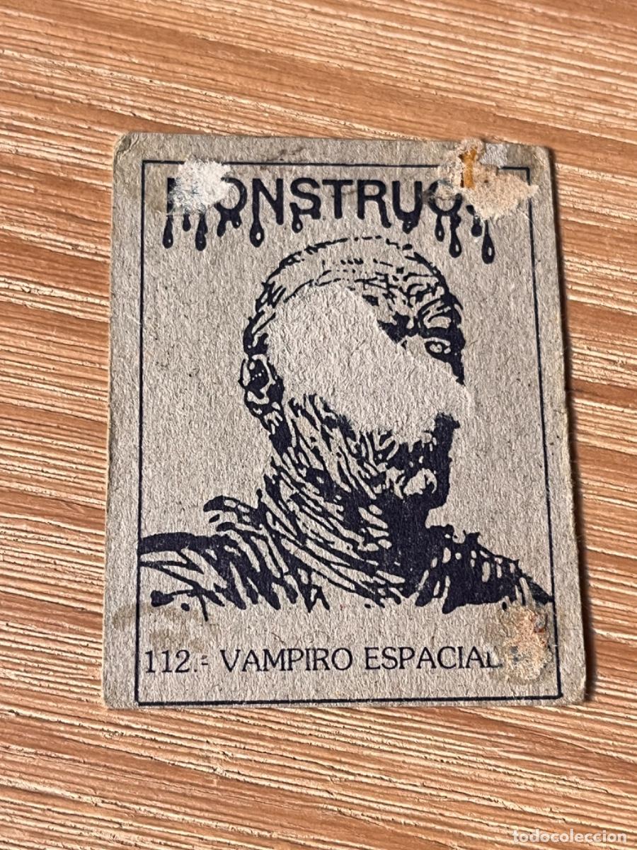 Coleccionismo cromos antiguos: 4. CROMO MONSTRUOS DESPEGADO N 112 - Foto 2