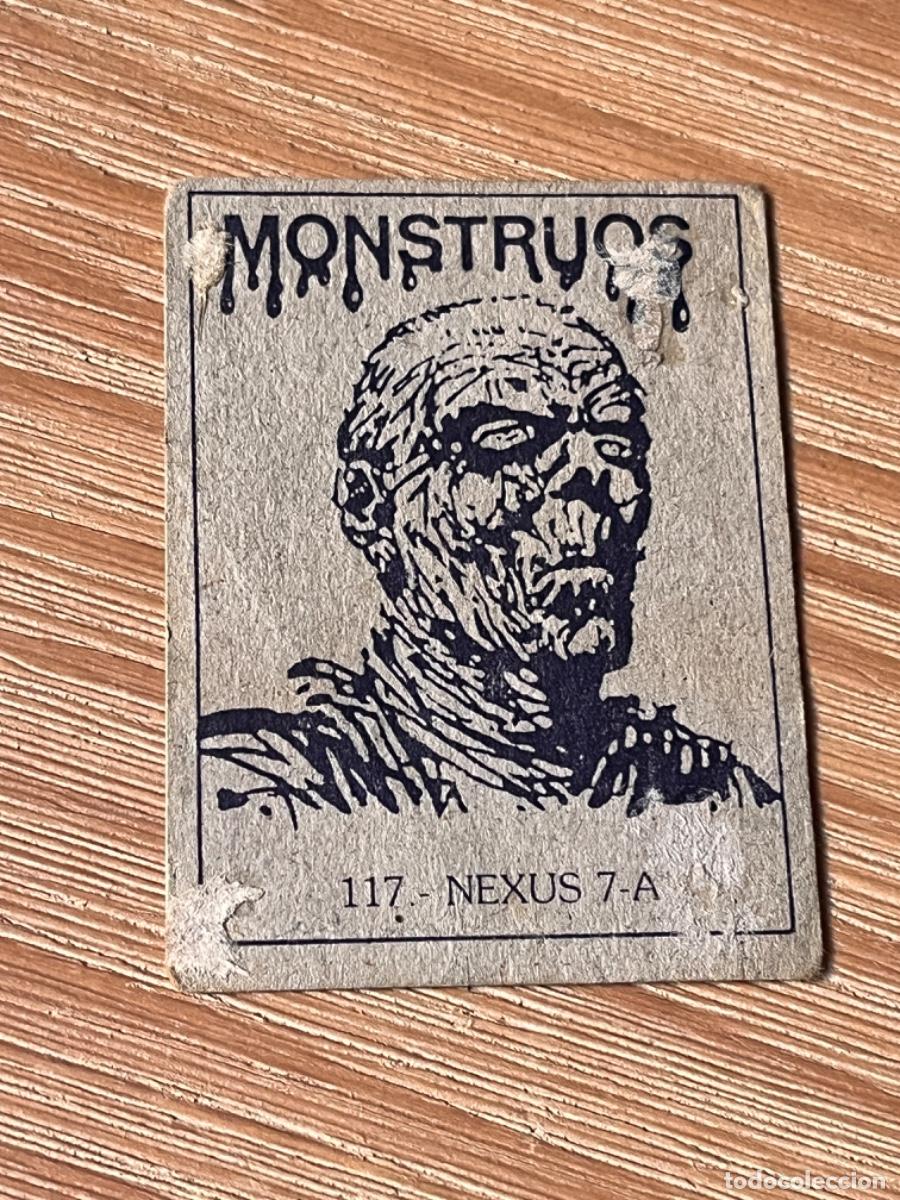Coleccionismo cromos antiguos: 4. CROMO MONSTRUOS DESPEGADO N 117 - Foto 2