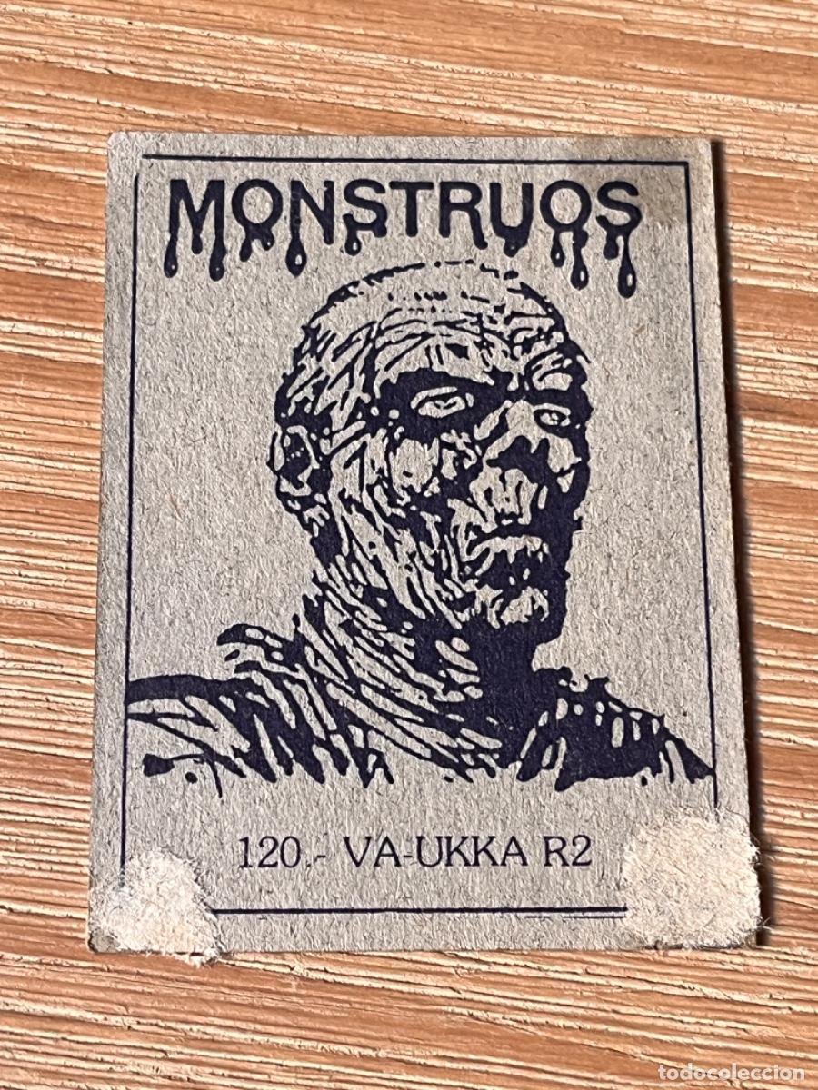 Coleccionismo cromos antiguos: 4. CROMO MONSTRUOS DESPEGADO N 120 - Foto 2