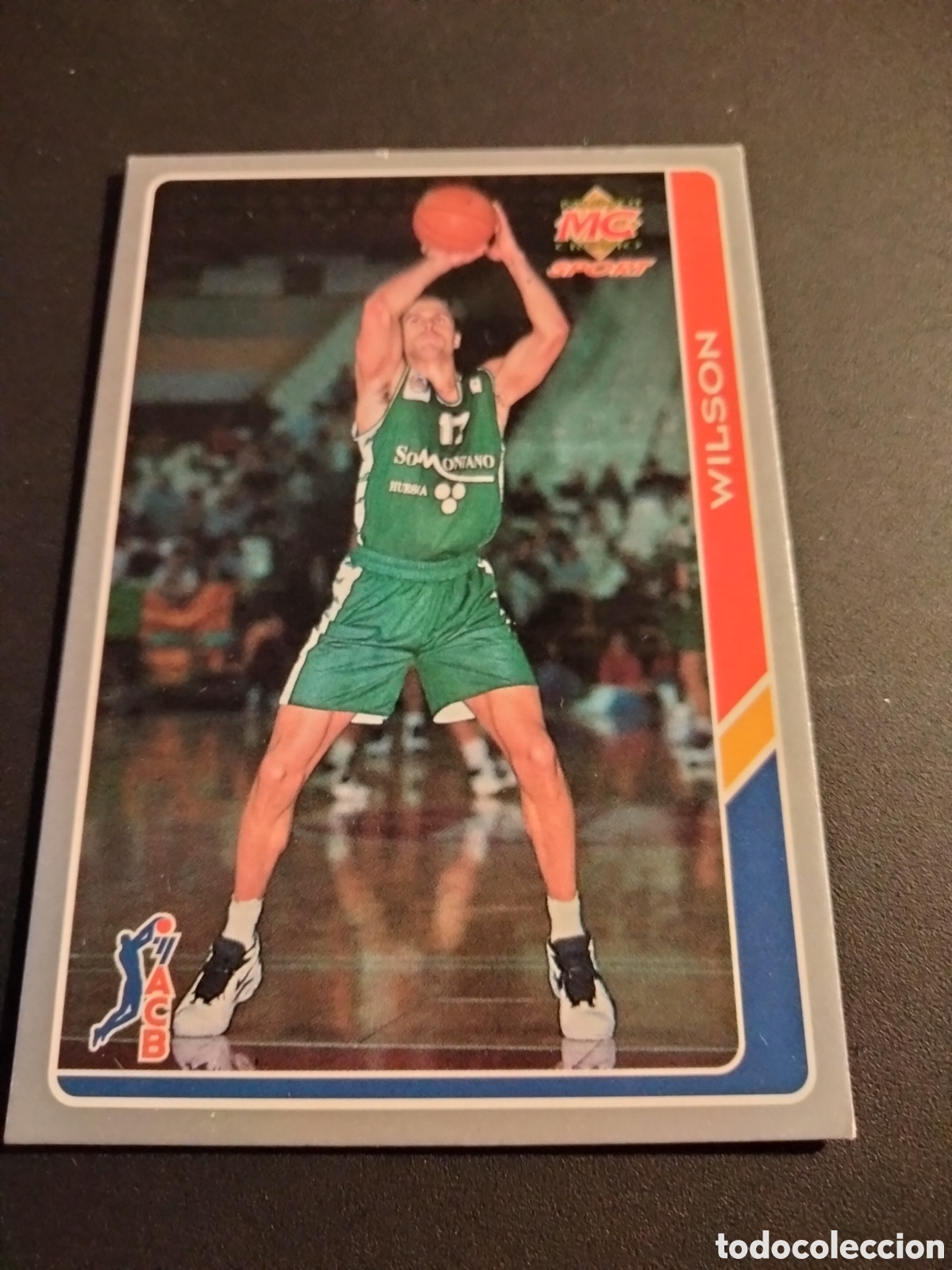 Collectionnisme Cartes &agrave; collectionner anciennes: WILSON # 188 RECREATIVAS HUESCA ACB FICHAS DE LA LIGA 94/95 MUNDICROMO SPORT