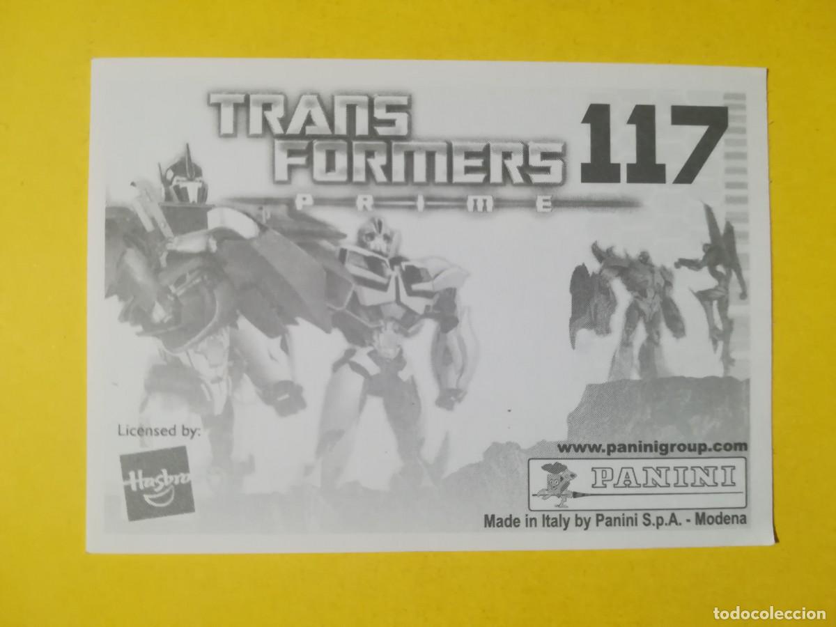 Coleccionismo cromos antiguos: Cromo Transformers Prime N&ordm; 117. Sin pegar. - Foto 2