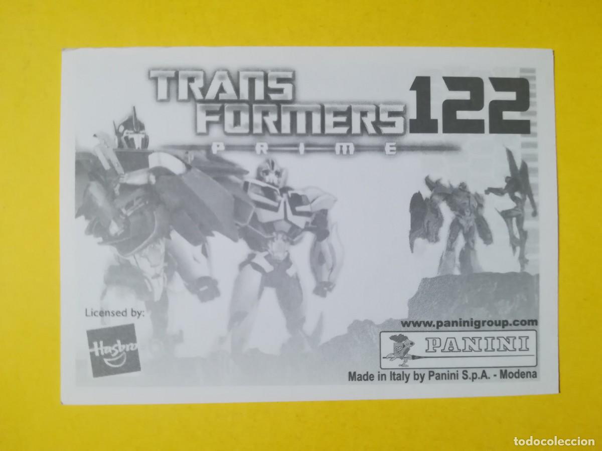 Coleccionismo cromos antiguos: Cromo Transformers Prime N&ordm; 122. Sin pegar. - Foto 2