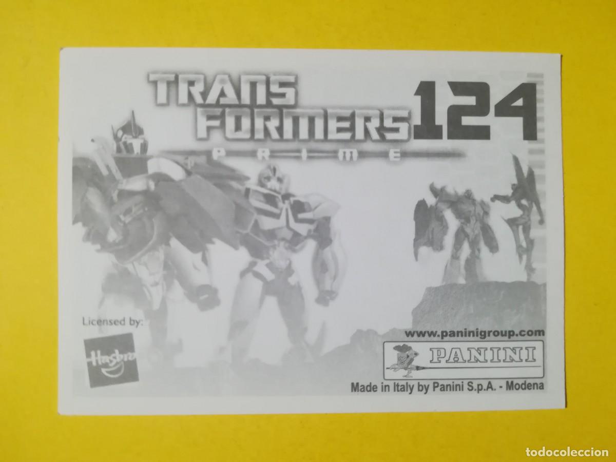Coleccionismo cromos antiguos: Cromo Transformers Prime N&ordm; 124. Sin pegar. - Foto 2