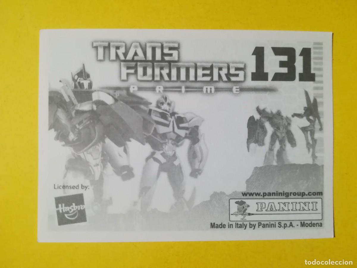 Coleccionismo cromos antiguos: Cromo Transformers Prime N&ordm; 131. Sin pegar. - Foto 2