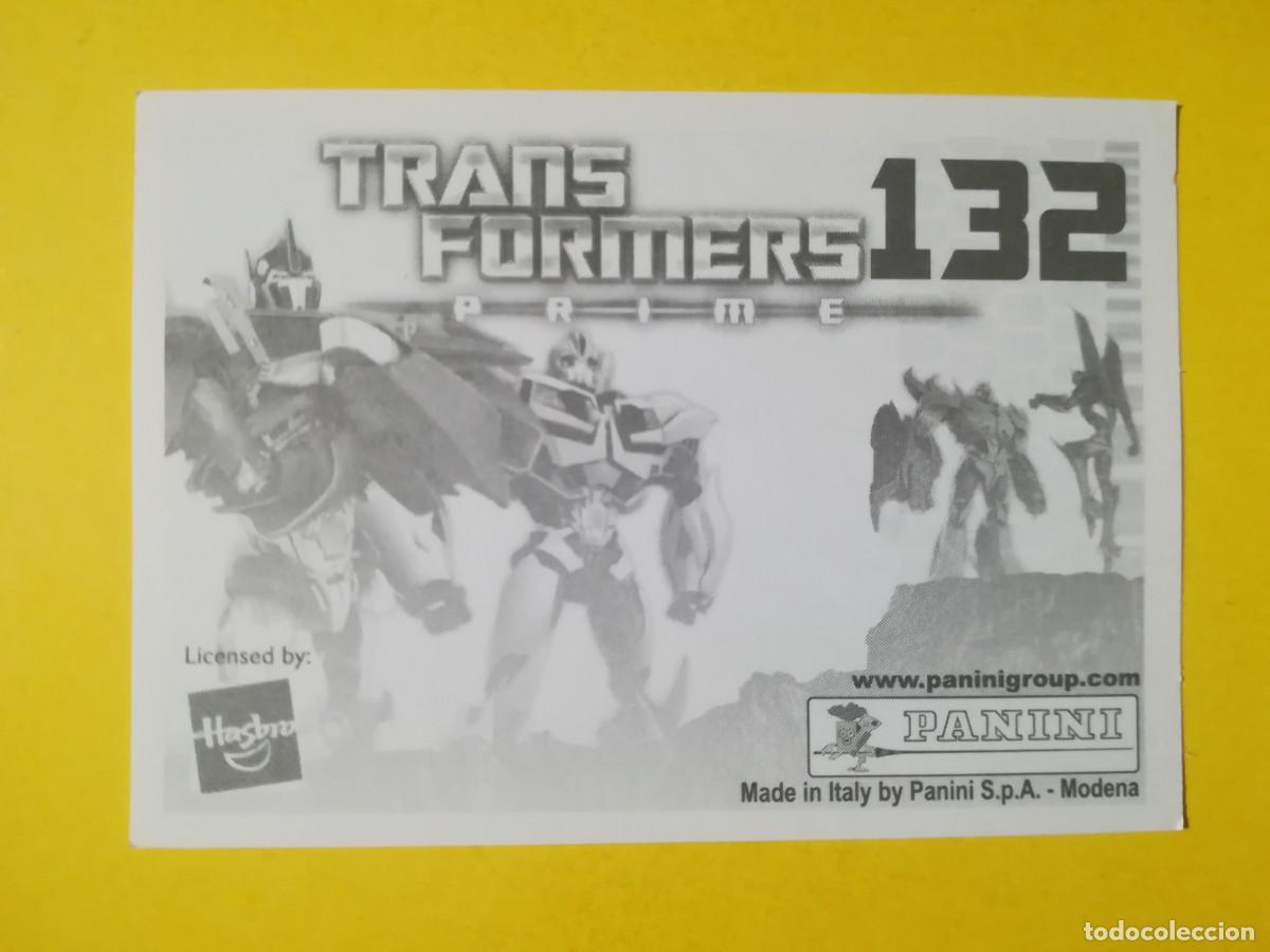 Coleccionismo cromos antiguos: Cromo Transformers Prime N&ordm; 132. Sin pegar. - Foto 2