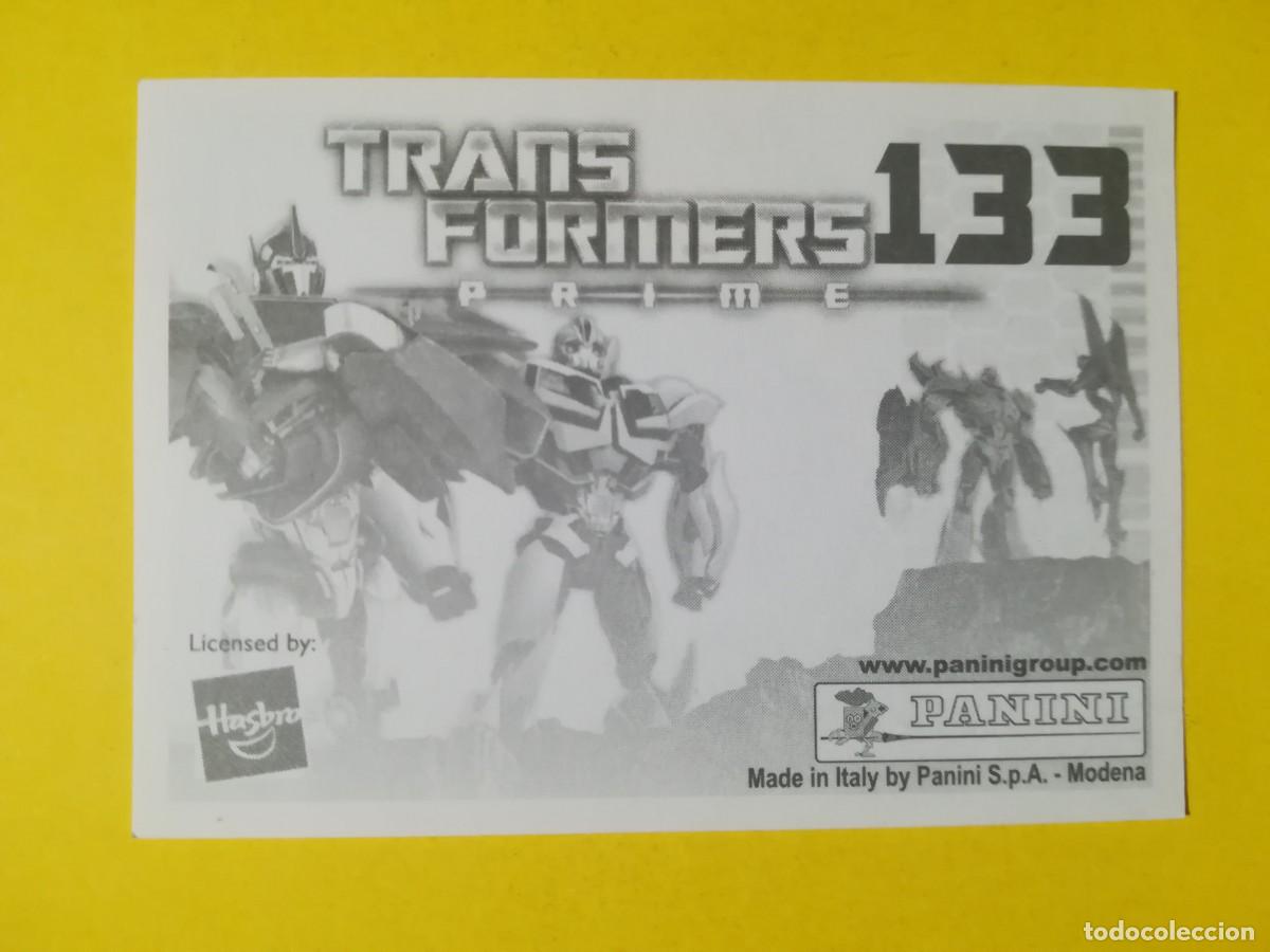 Coleccionismo cromos antiguos: Cromo Transformers Prime N&ordm; 133. Sin pegar. - Foto 2
