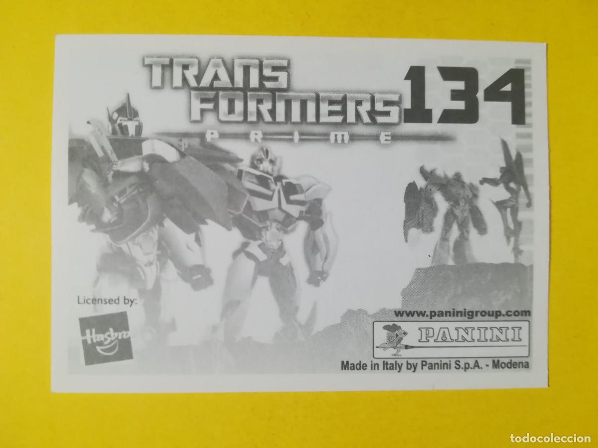 Coleccionismo cromos antiguos: Cromo Transformers Prime N&ordm; 134. Sin pegar. - Foto 2