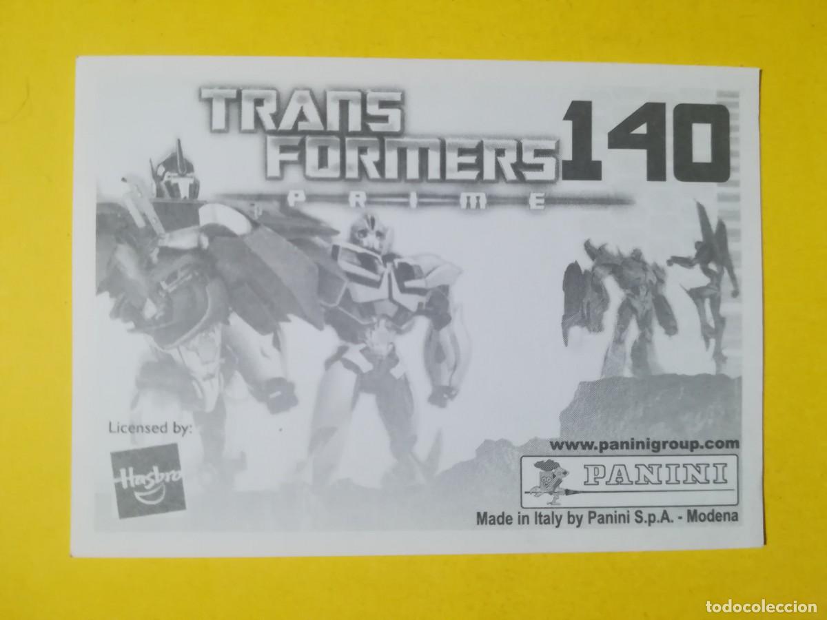 Coleccionismo cromos antiguos: Cromo Transformers Prime N&ordm; 140. Sin pegar. - Foto 2