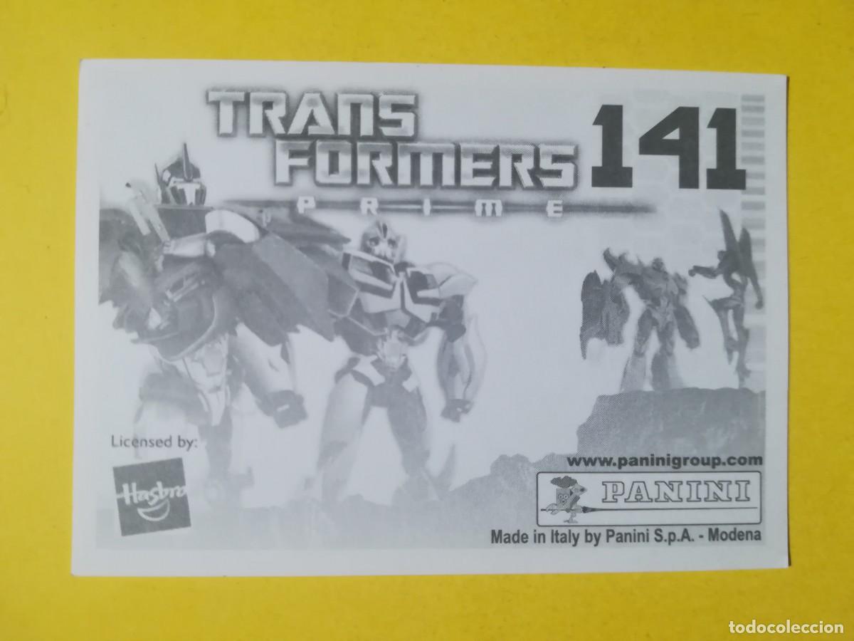Coleccionismo cromos antiguos: Cromo Transformers Prime N&ordm; 141. Sin pegar. - Foto 2