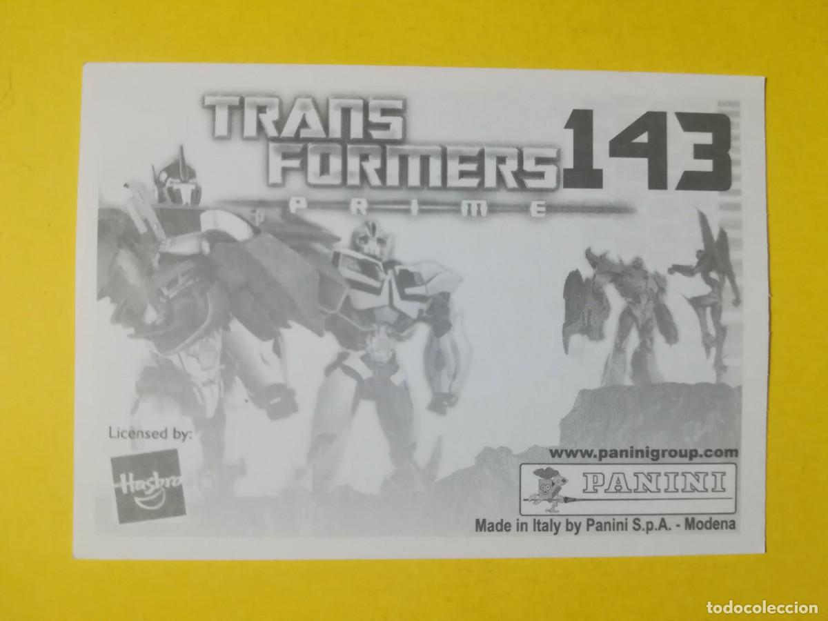 Coleccionismo cromos antiguos: Cromo Transformers Prime N&ordm; 143. Sin pegar. - Foto 2