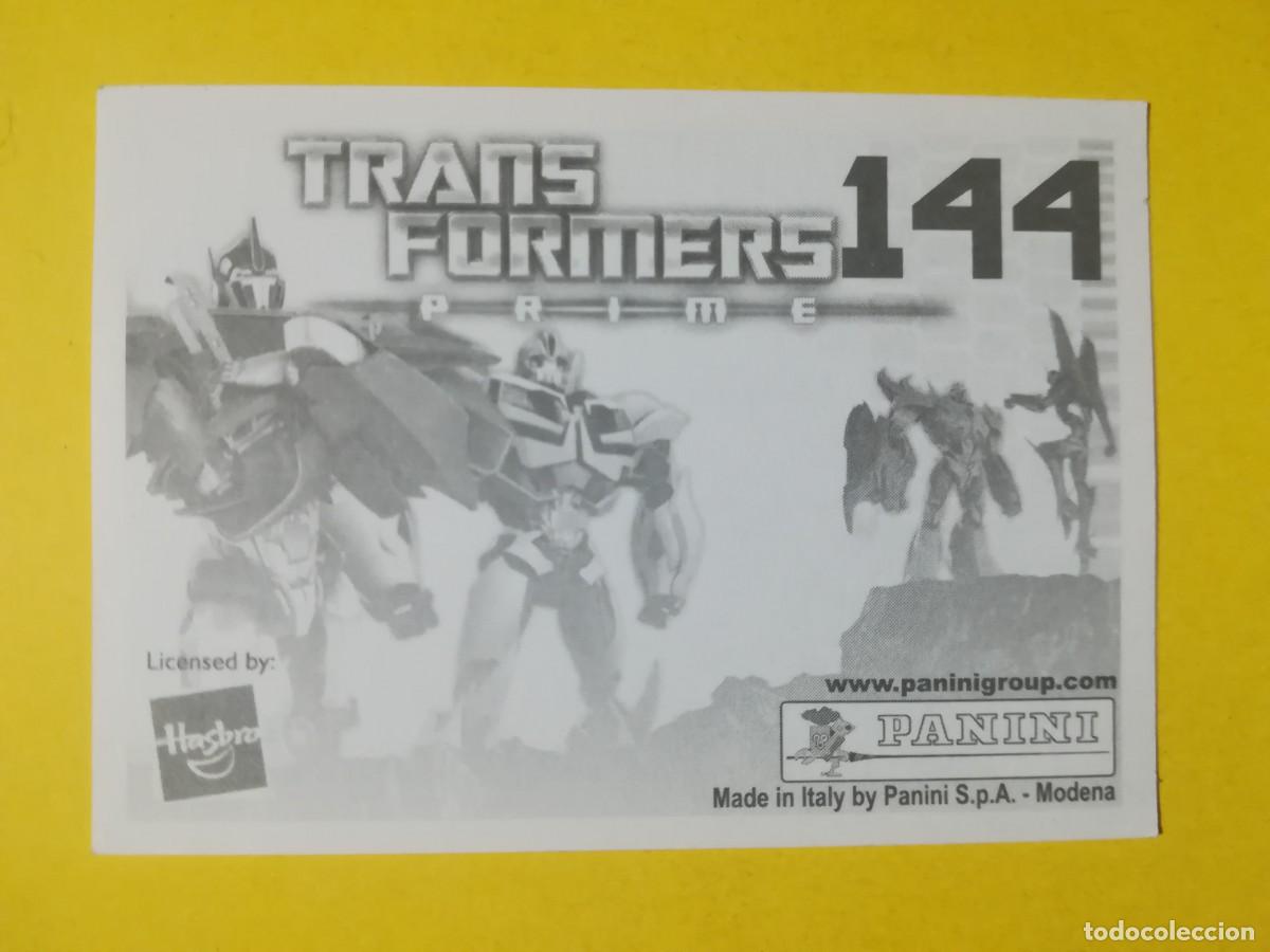 Coleccionismo cromos antiguos: Cromo Transformers Prime N&ordm; 144. Sin pegar. - Foto 2