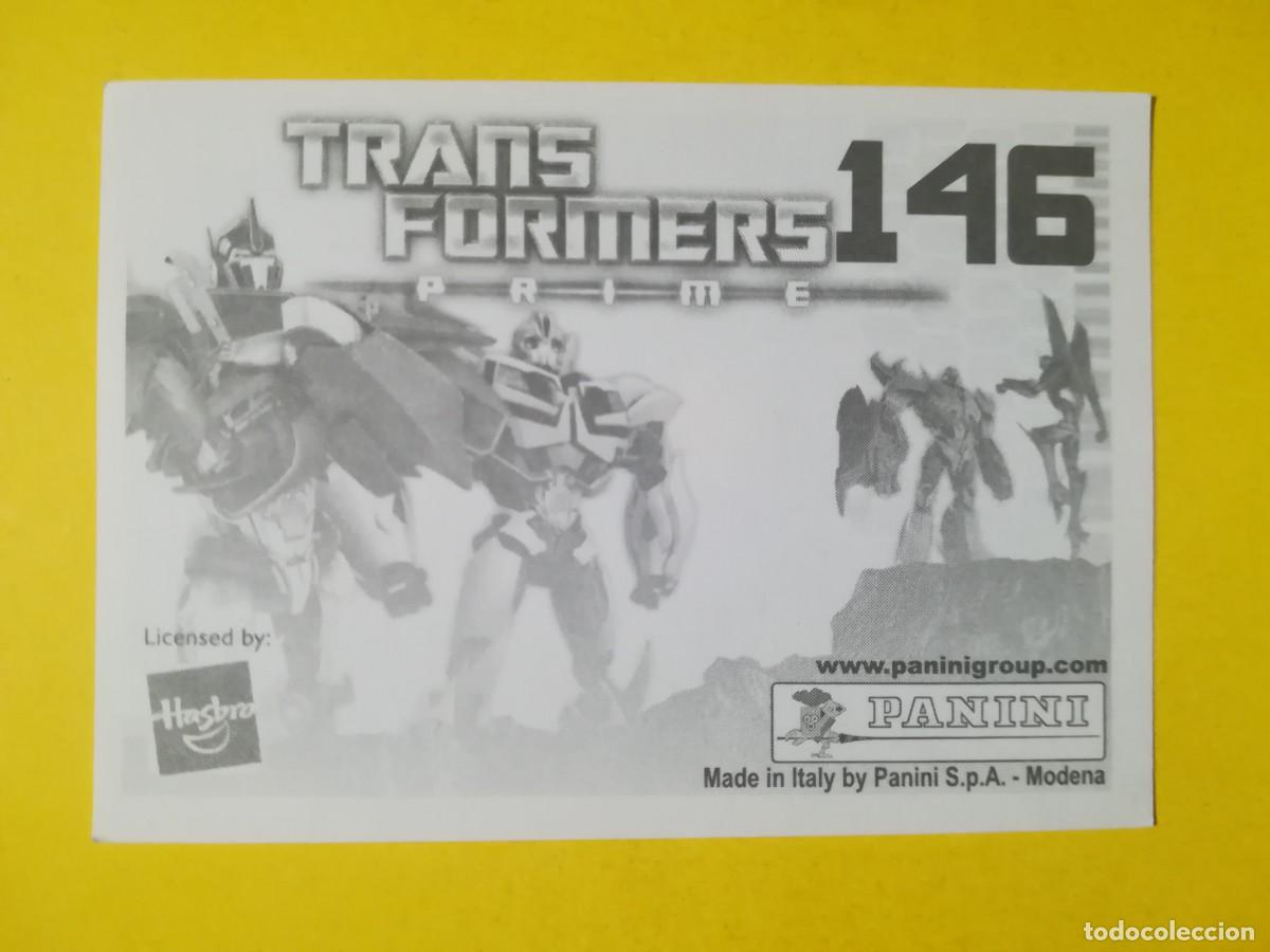 Coleccionismo cromos antiguos: Cromo Transformers Prime N&ordm; 146. Sin pegar. - Foto 2