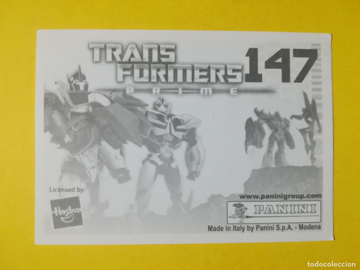 Coleccionismo cromos antiguos: Cromo Transformers Prime N&ordm; 147. Sin pegar. - Foto 2