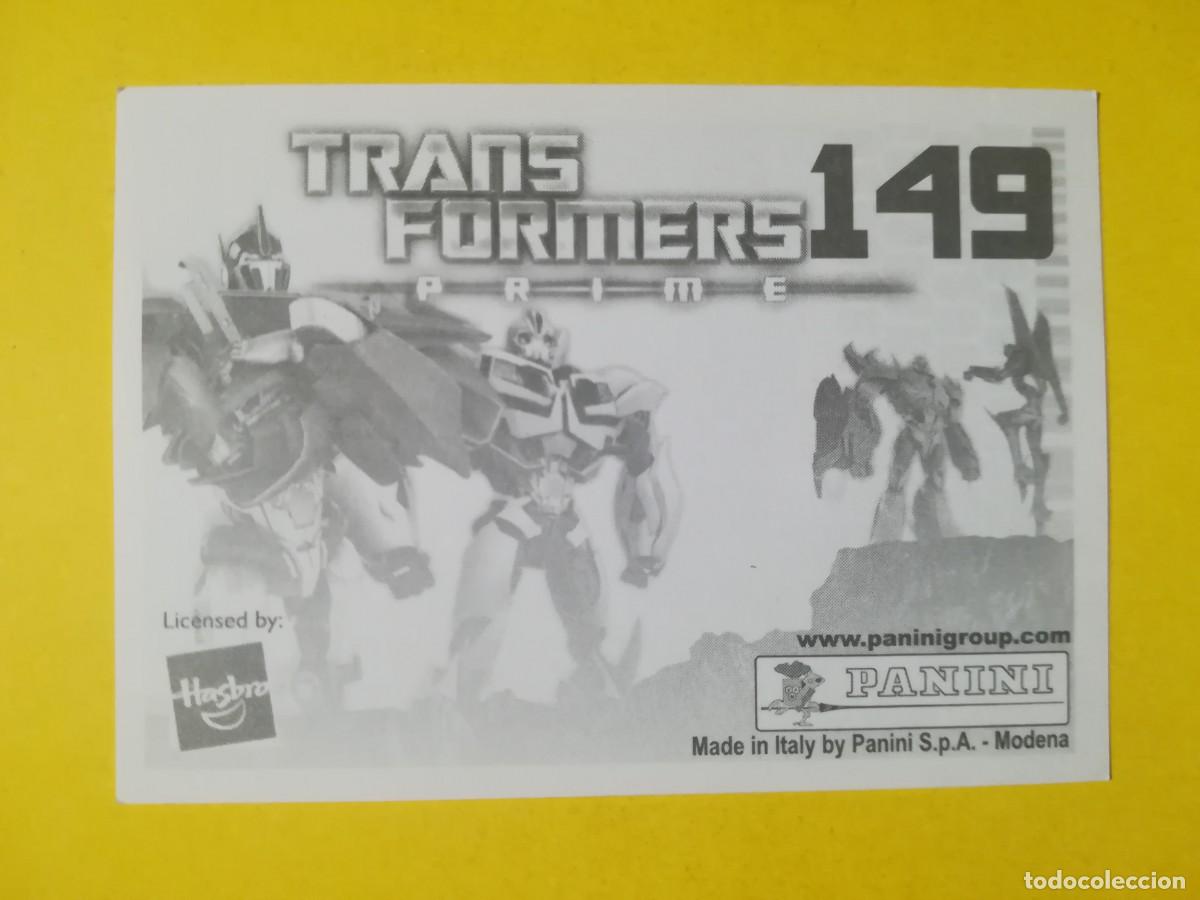 Coleccionismo cromos antiguos: Cromo Transformers Prime N&ordm; 149. Sin pegar. - Foto 2