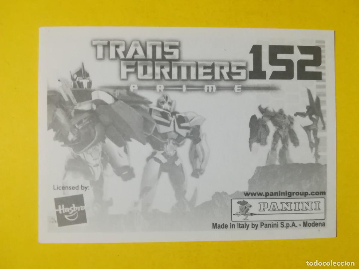Coleccionismo cromos antiguos: Cromo Transformers Prime N&ordm; 152. Sin pegar. - Foto 2