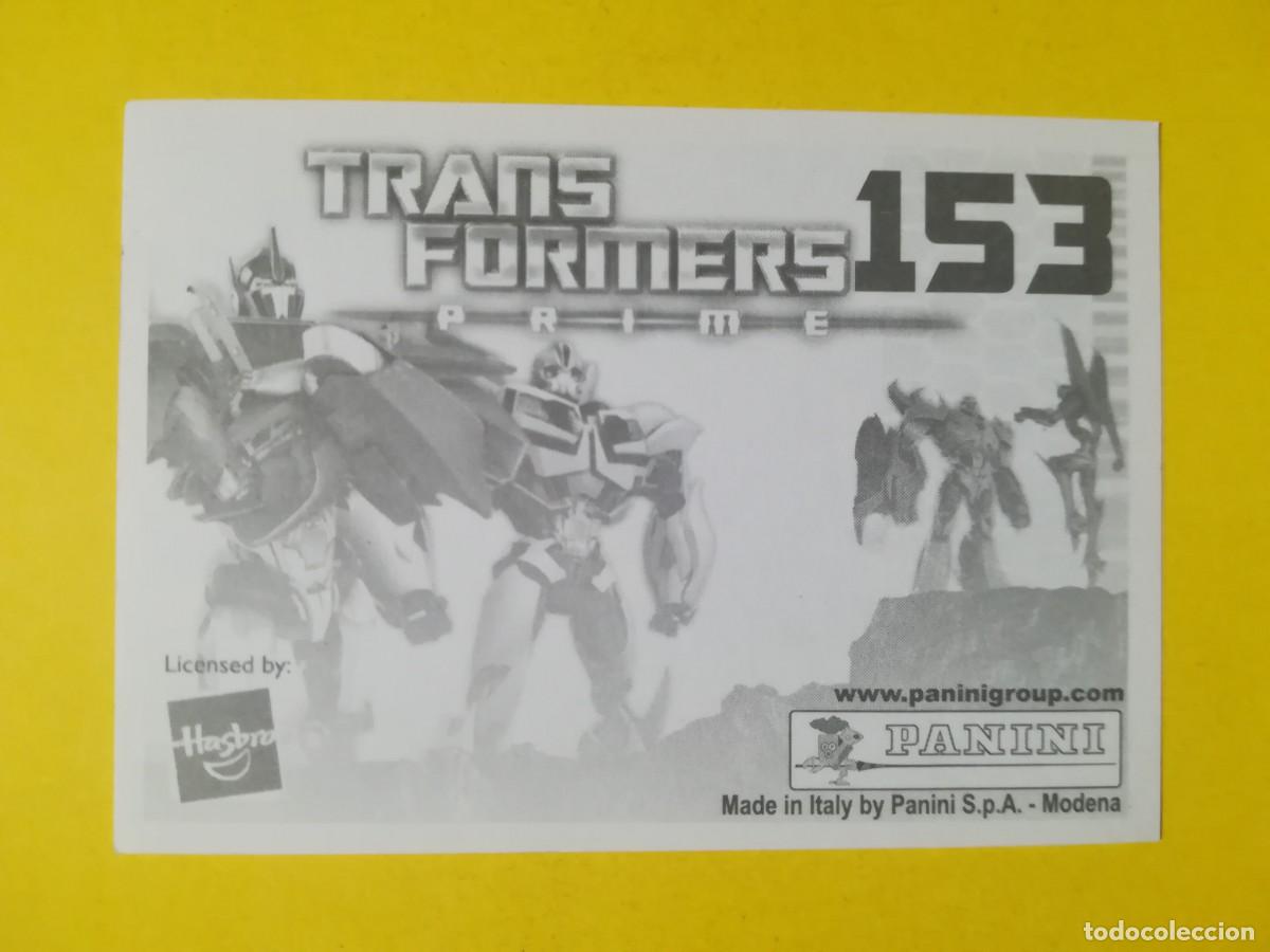 Coleccionismo cromos antiguos: Cromo Transformers Prime N&ordm; 153. Sin pegar. - Foto 2