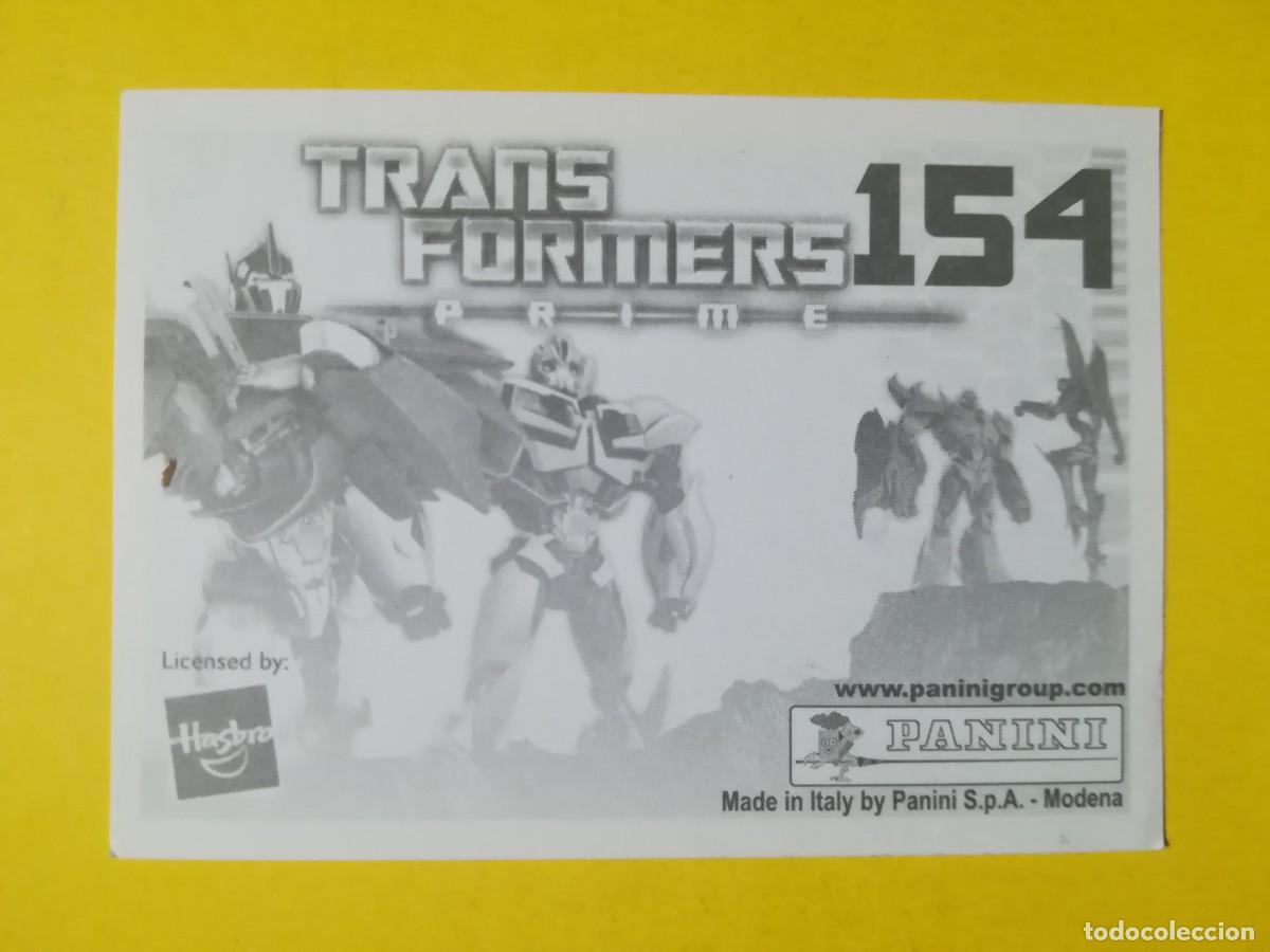 Coleccionismo cromos antiguos: Cromo Transformers Prime N&ordm; 154. Sin pegar. - Foto 2
