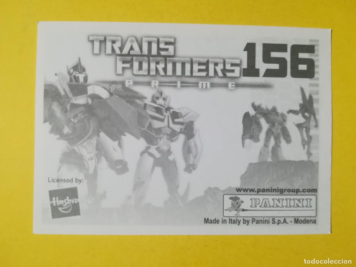 Coleccionismo cromos antiguos: Cromo Transformers Prime N&ordm; 156. Sin pegar. - Foto 2