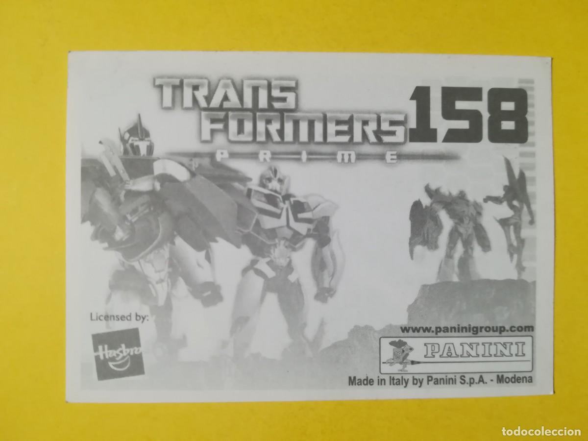 Coleccionismo cromos antiguos: Cromo Transformers Prime N&ordm; 158. Sin pegar. - Foto 2