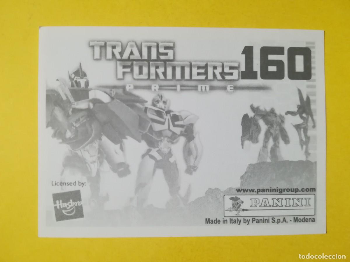 Coleccionismo cromos antiguos: Cromo Transformers Prime N&ordm; 160. Sin pegar. - Foto 2