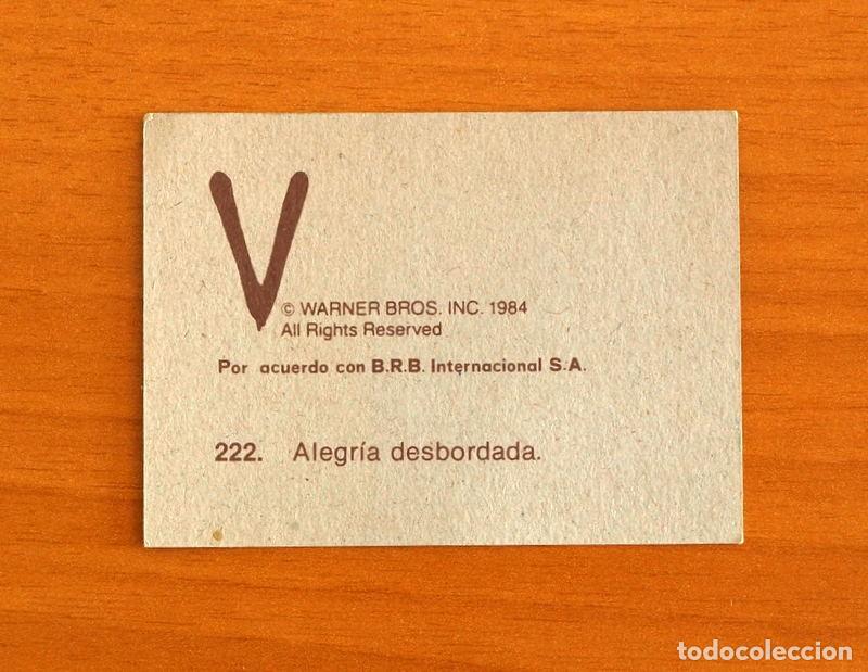 Coleccionismo cromos antiguos: Cromo n&ordm; 222 - De la serie de Televisi&oacute;n V Los Visitantes - Editorial Maga 1984 - Nunca pegado