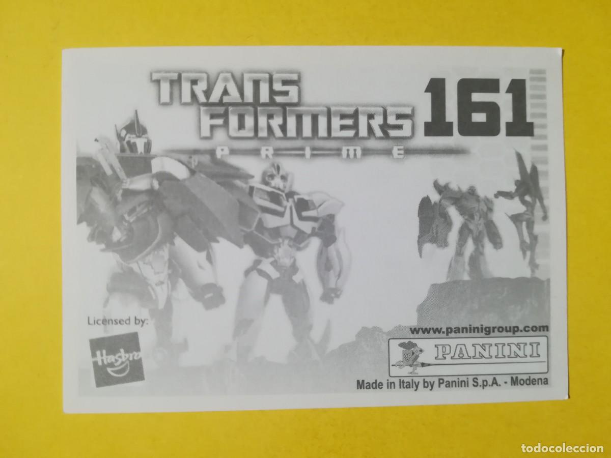 Coleccionismo cromos antiguos: Cromo Transformers Prime N&ordm; 161. Sin pegar. - Foto 2