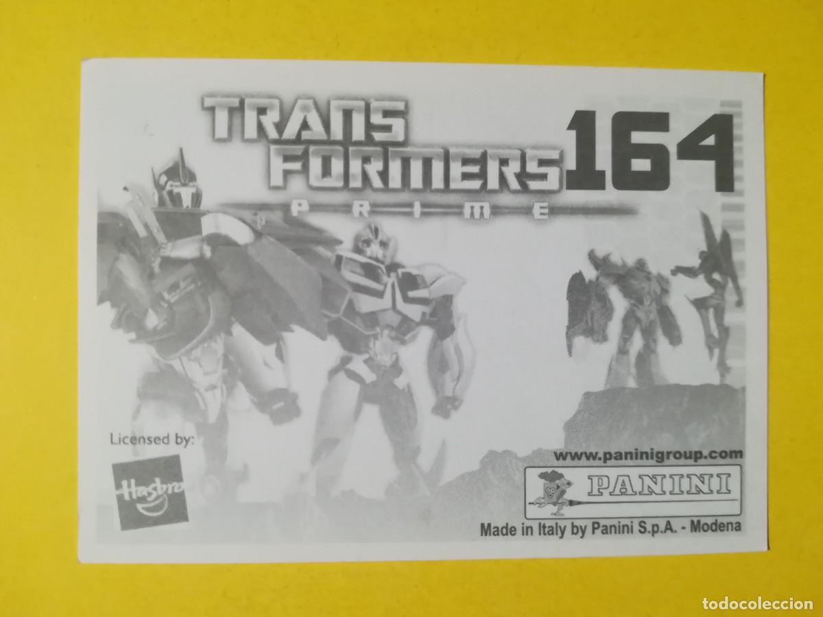 Coleccionismo cromos antiguos: Cromo Transformers Prime N&ordm; 164. Sin pegar. - Foto 2