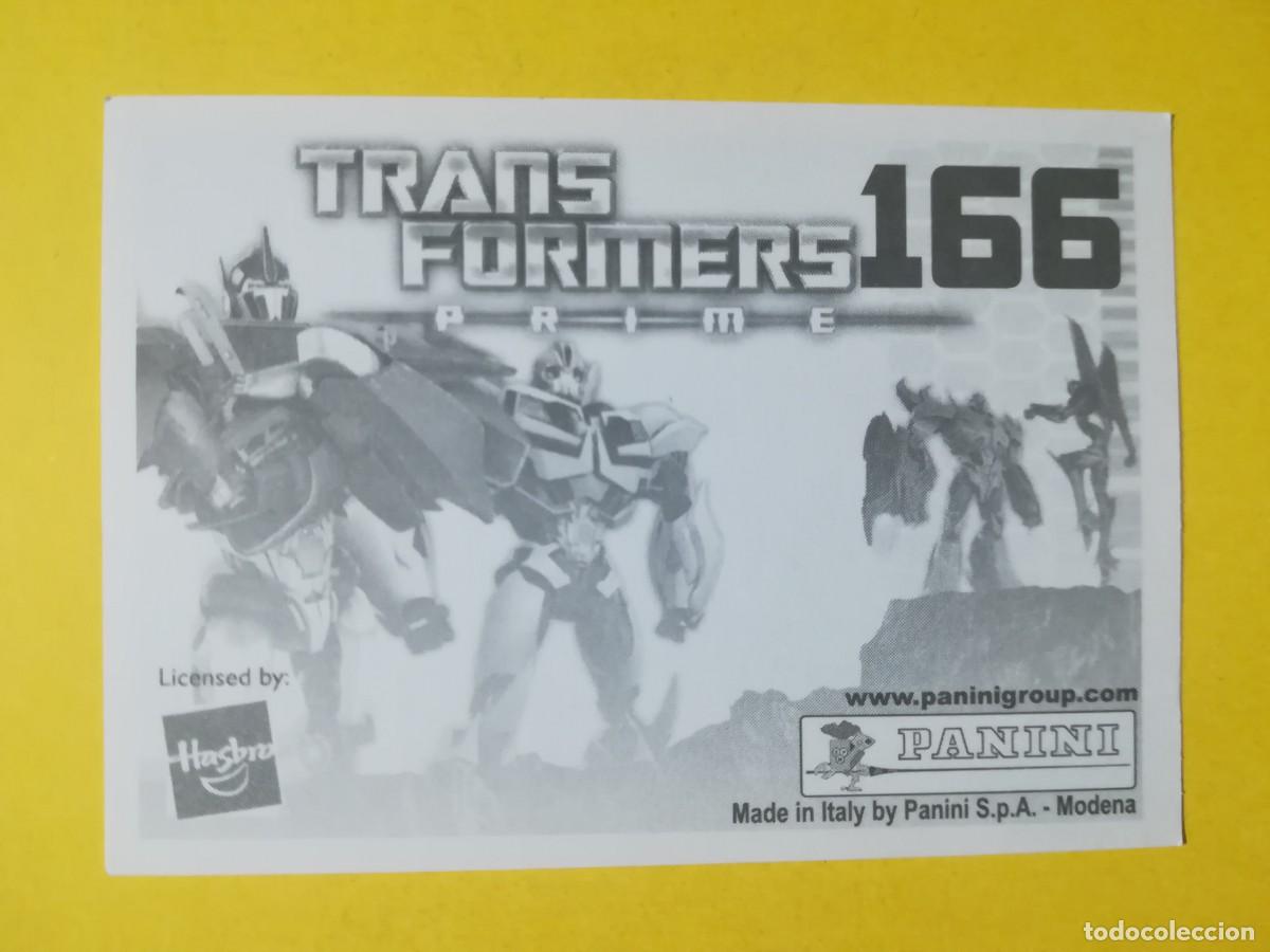 Coleccionismo cromos antiguos: Cromo Transformers Prime N&ordm; 166. Sin pegar. - Foto 2