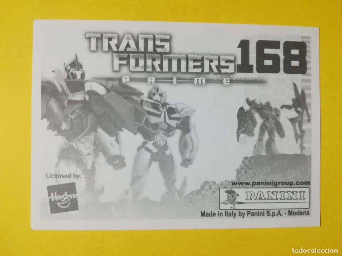 Coleccionismo cromos antiguos: Cromo Transformers Prime N&ordm; 168. Sin pegar. - Foto 2